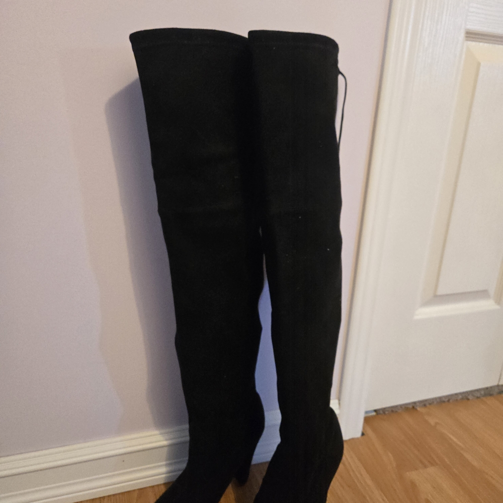 Steve Madden Black Over-the-Knee Boots
